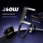 2-in-1 Invisible Holder Charger Cable with Stand