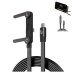 2-in-1 Invisible Holder Charger Cable with Stand