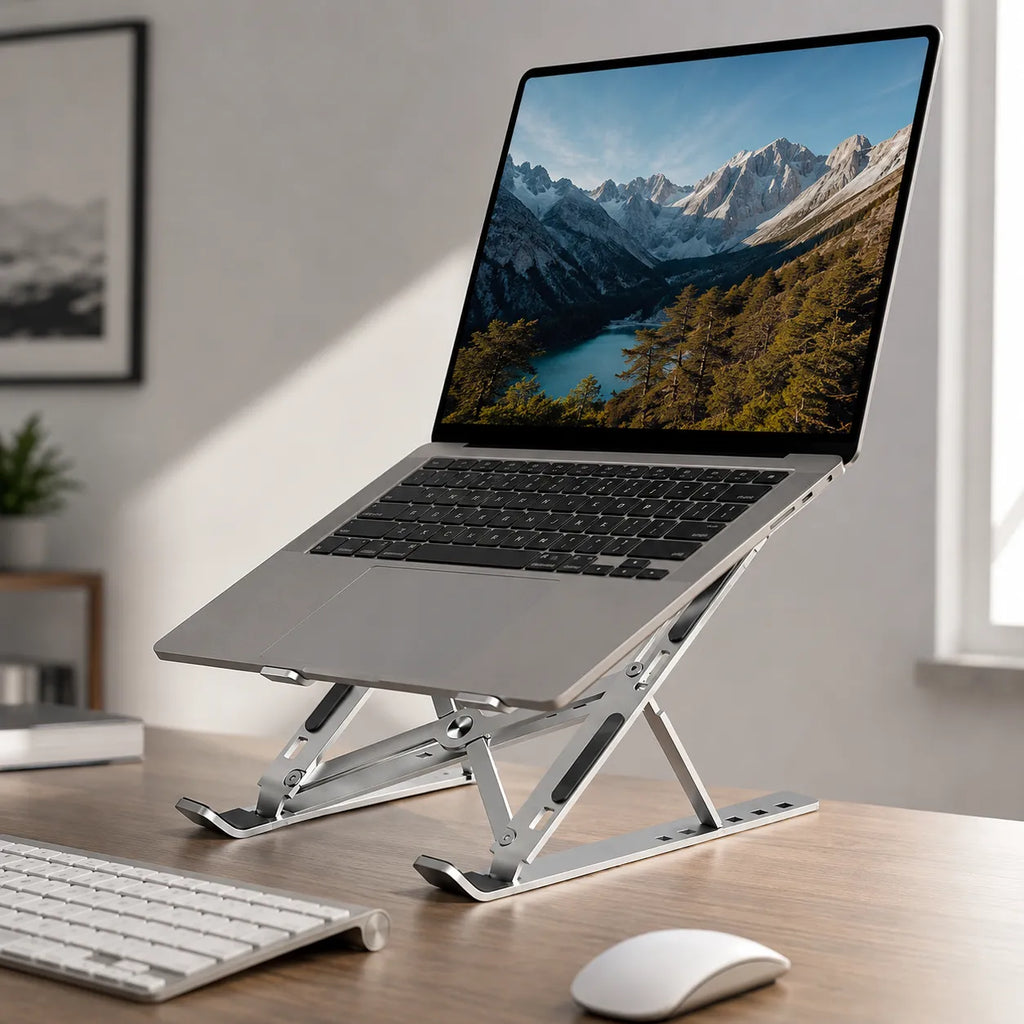 Adjustable Aluminum Laptop Stand Pakistan | NeraCoda