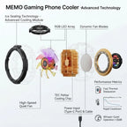 MEMO Magnetic Cooling Fan for Phones | NeraCoda
