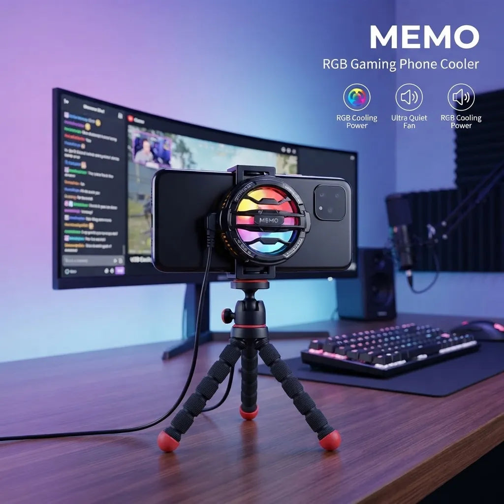 MEMO Magnetic Cooling Fan for Phones | NeraCoda
