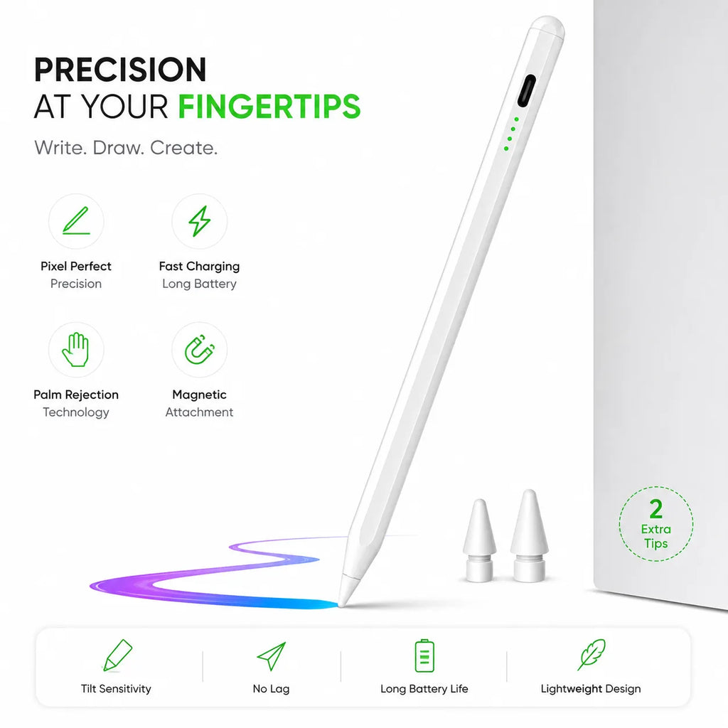 Rechargeable Stylus Pen for iOS & Android | NeraCoda