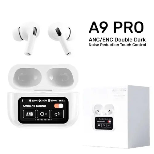 A9 Pro AirPods ANC/ENC Touch Screen Earbuds Price in Pakistan | NeraCoda