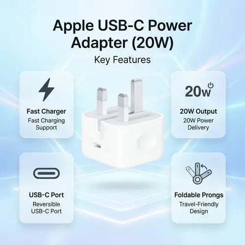 Apple 20W Charger with NFC Price in Pakistan | 3 Pin Original | NeraCoda